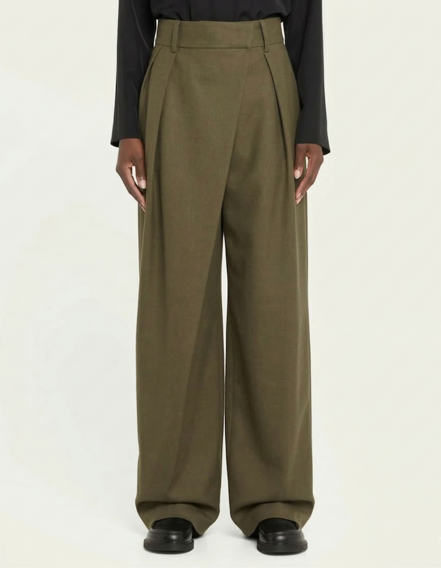 Loewe Wool-Blend Wrap Trousers