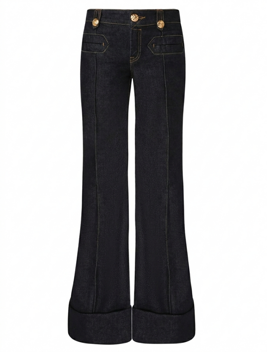 ZIMMERMANN Rebellion Low-Rise Flare Jean