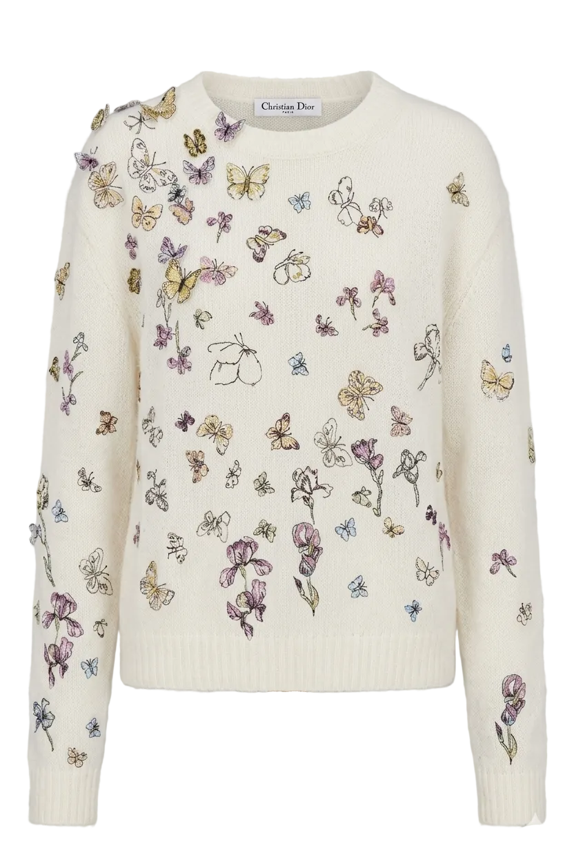 Christian Dior Embroidered Sweater