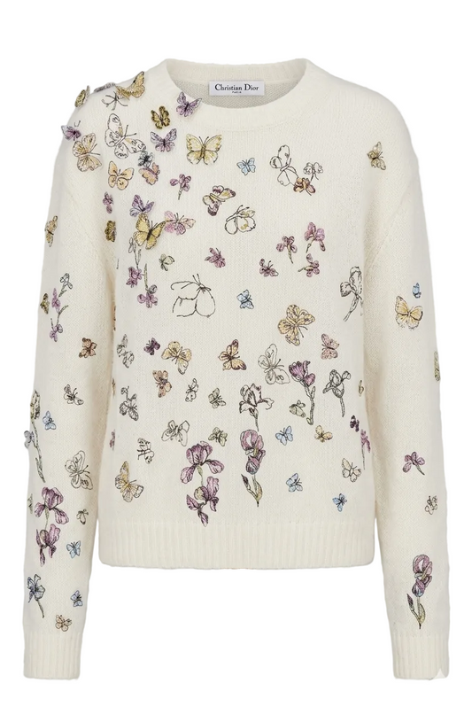 Christian Dior Embroidered Sweater