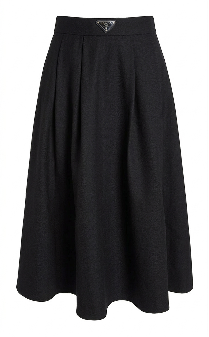 Prada Re-Nylon Pleated Skirt