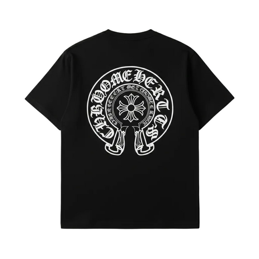 Chrome Hearts Horseshoe Logo Pocket T-Shirt.