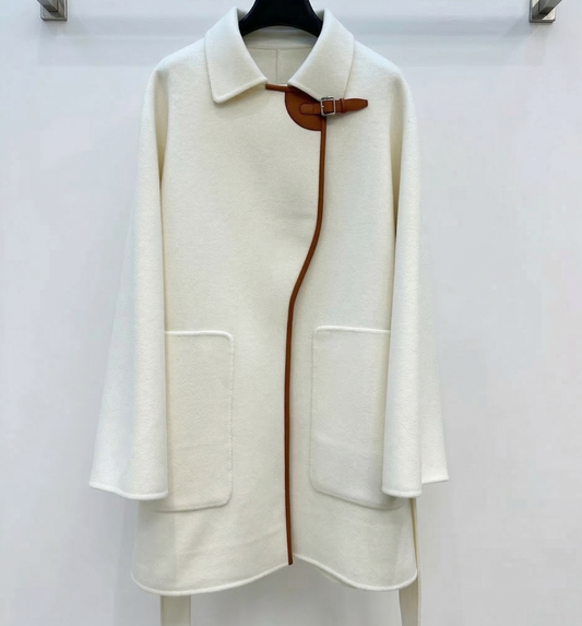 Hermès cashmere double-face coat
