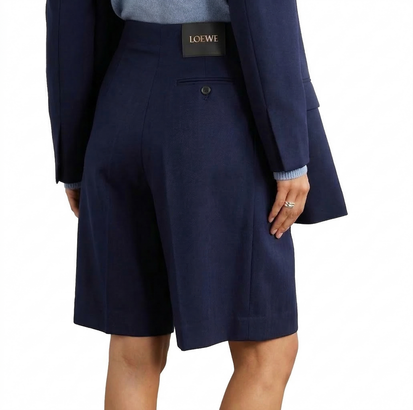 LOEWE Wool Buckled Shorts