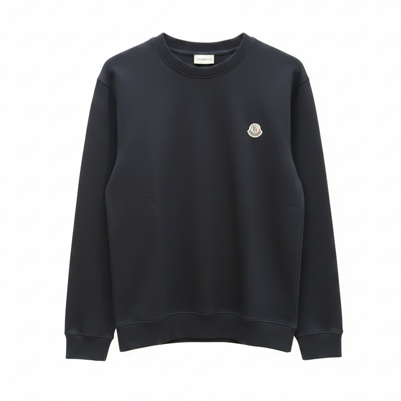 Moncler Logo Patch Cotton Sweatshirt