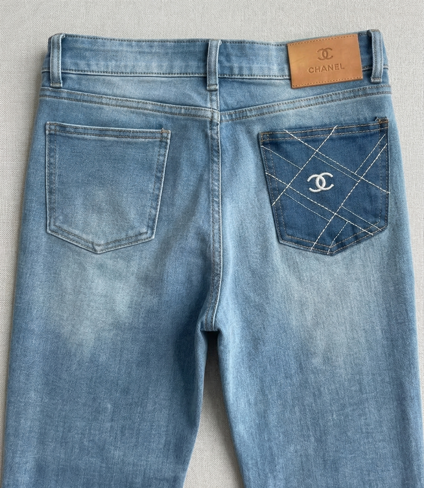 Chanel Blue Denim Jeans