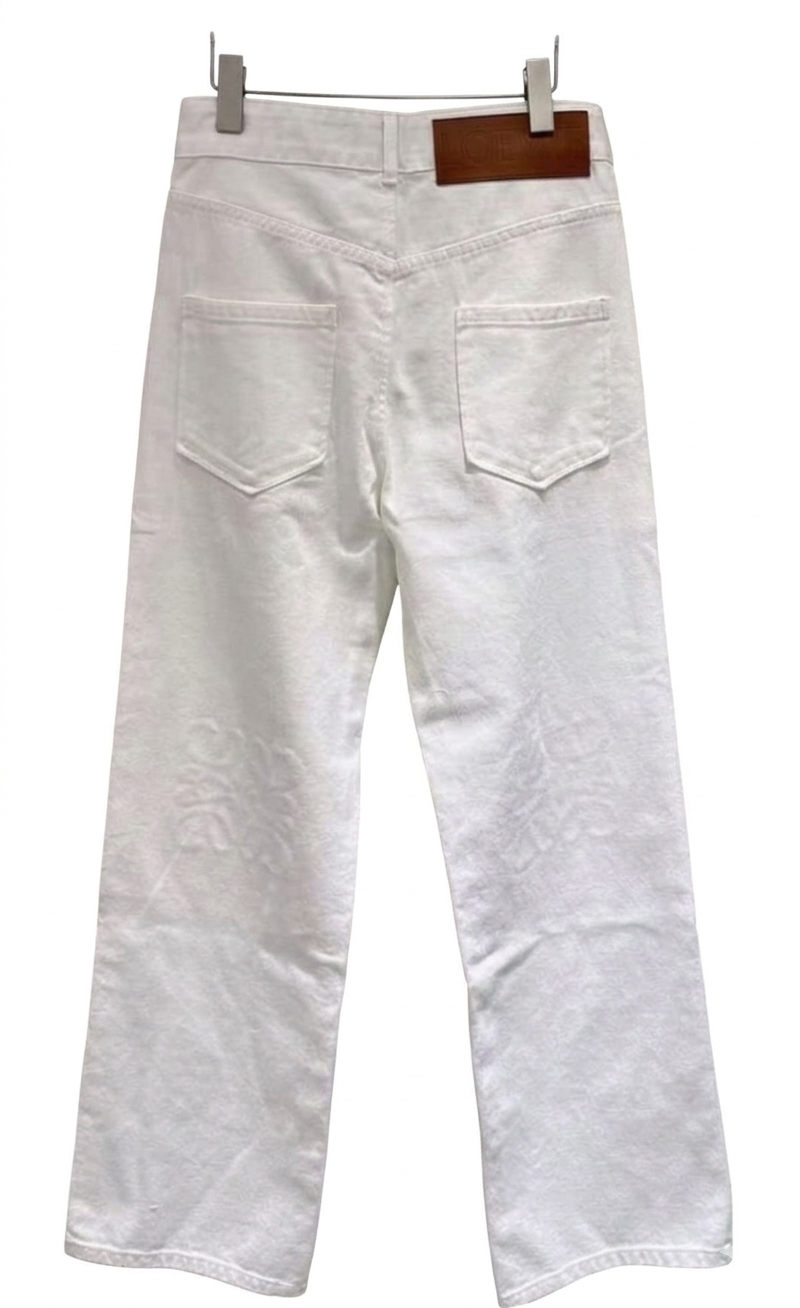 Loewe Anagram Baggy Jeans in Denim