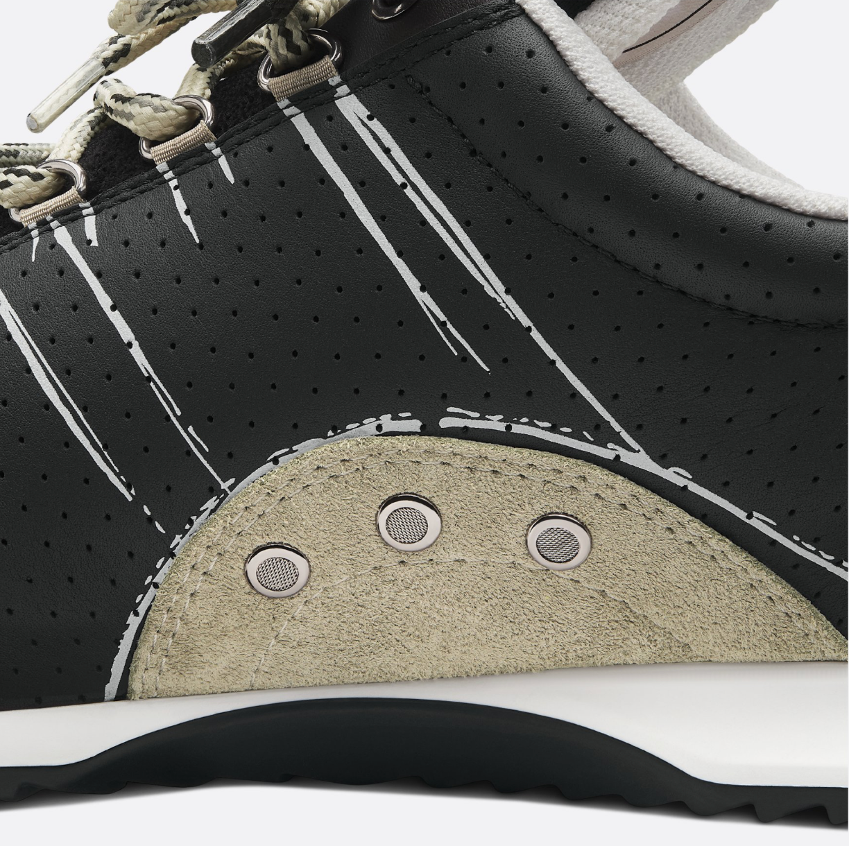 Dior D-Sketch Sneakers Black Nylon and Calfskin