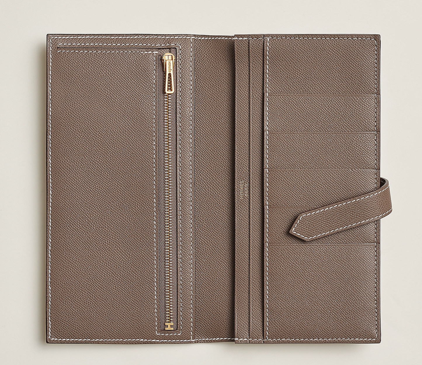 Hermès Béarn bifold long wallet