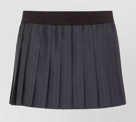 Miu Miu pleated mini skirt