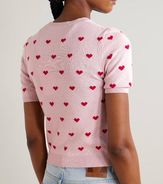 Short sleeve sweater