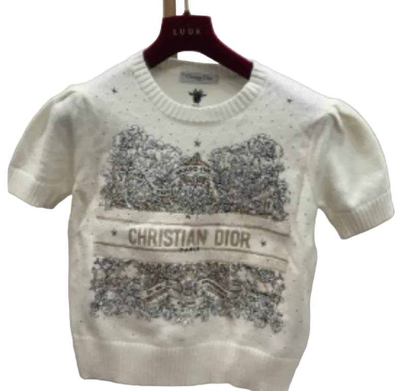 Christian Dior short-sleeved sweater