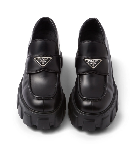Prada 55mm Monolith leather loafers
