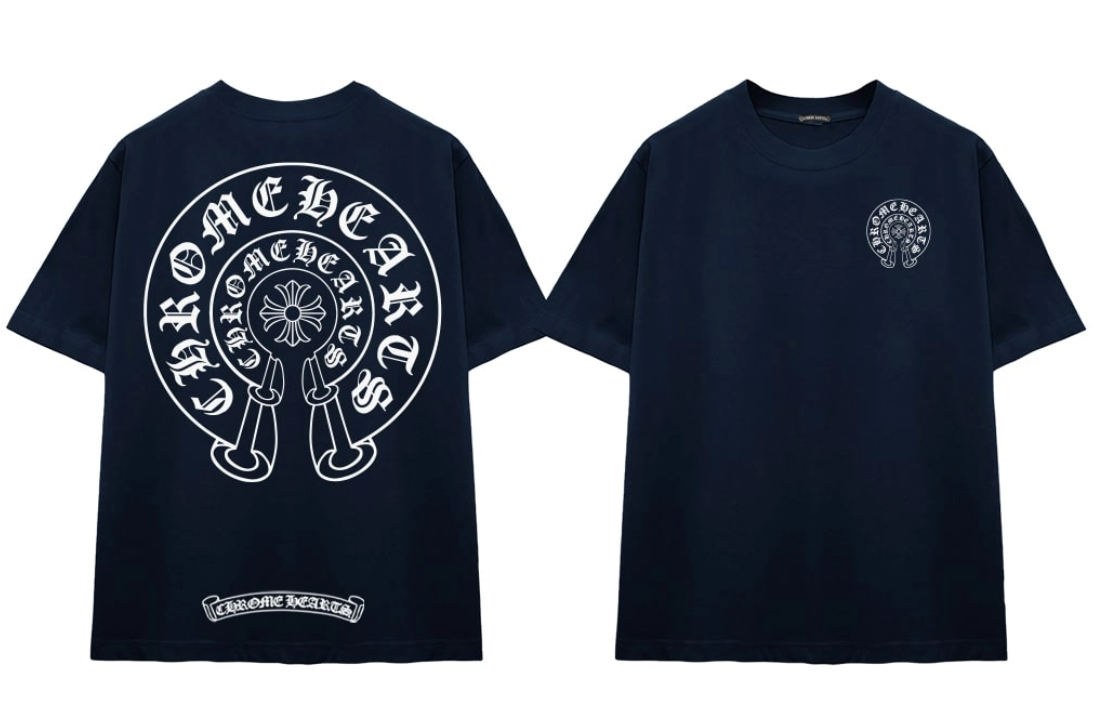 Chrome Hearts Horseshoe Cemetery Cross T-shirt