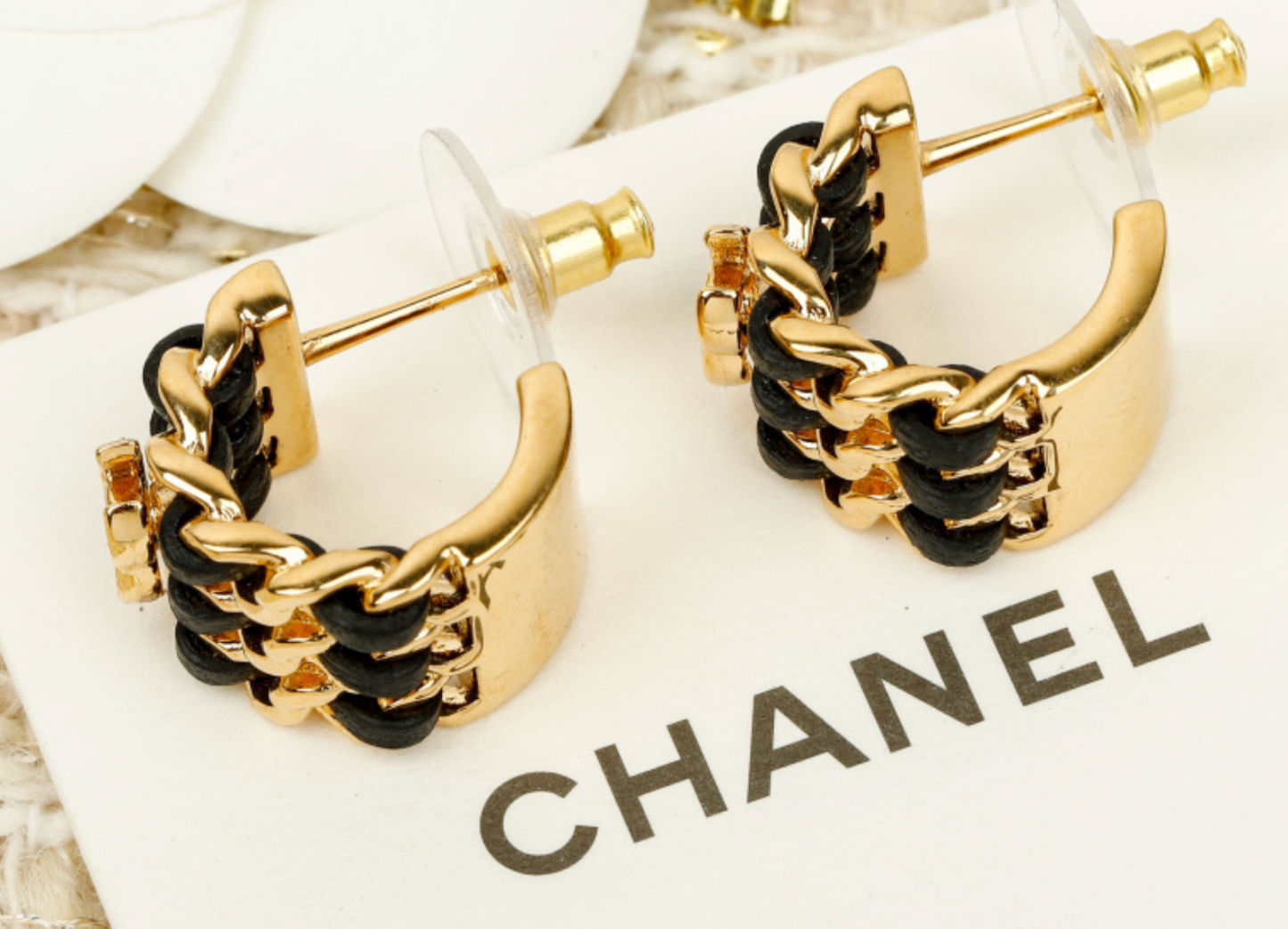 Chanel Hoop Earrings