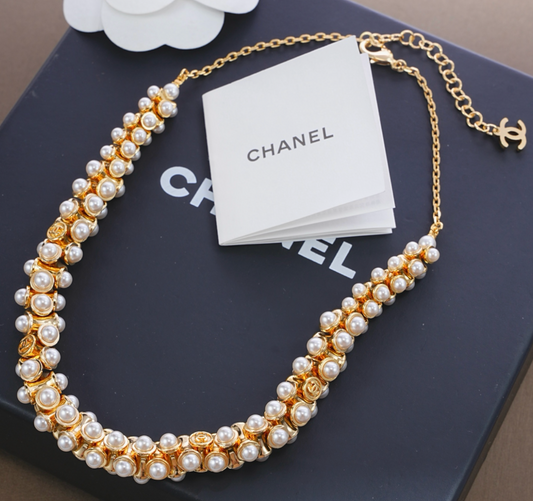 Chanel Pearl Choker Necklace