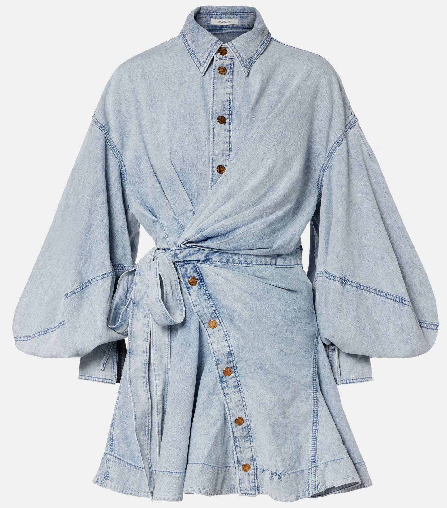 Zimmermann Rebellion denim minidress