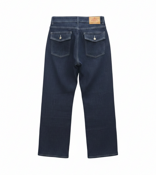 Prada Dark Wash Straight-leg Denim Jeans