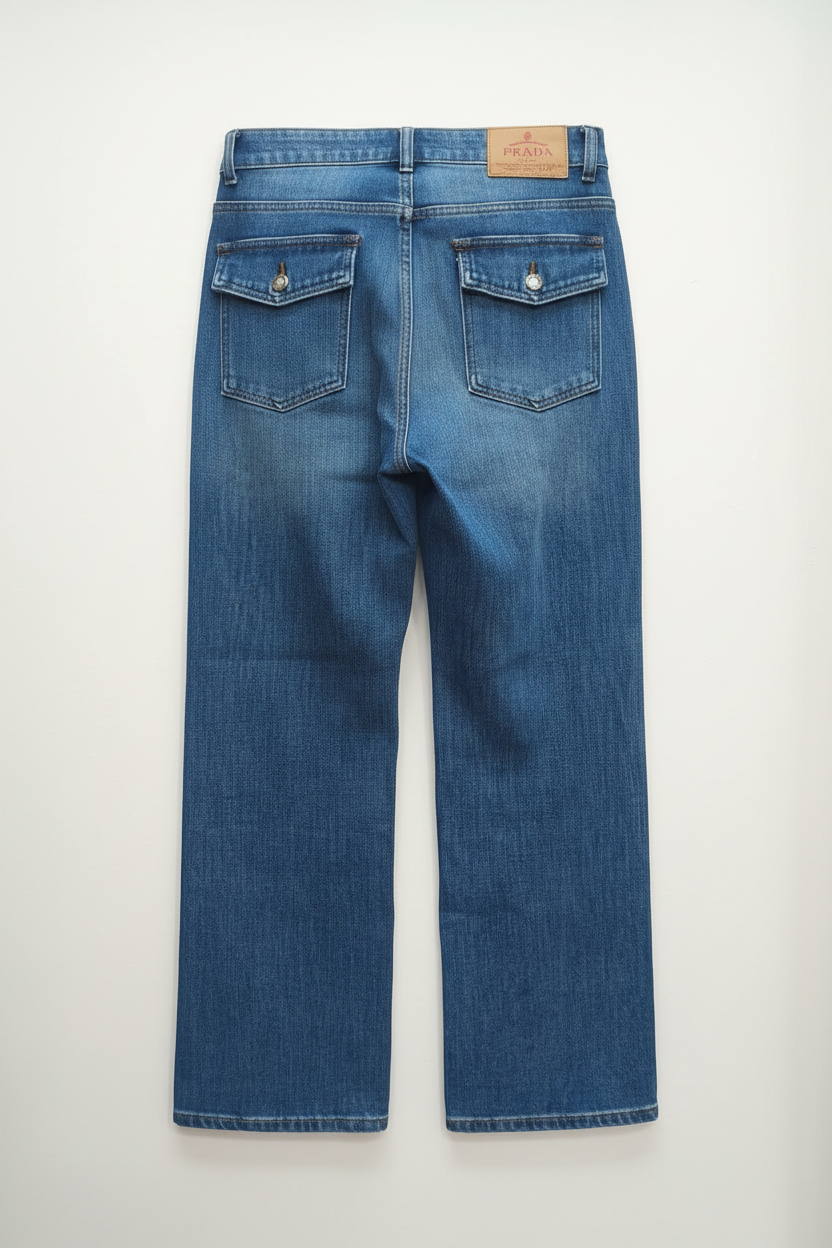 Prada Straight-leg Denim Jeans