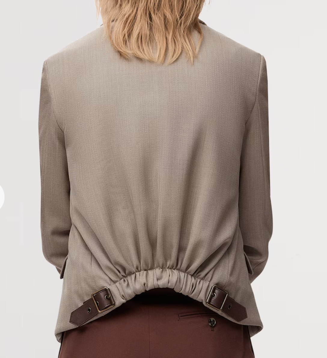 LOEWE Wool Buckle-Back Blazer