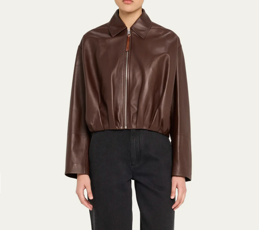 Loewe Leather Blouson Jacket