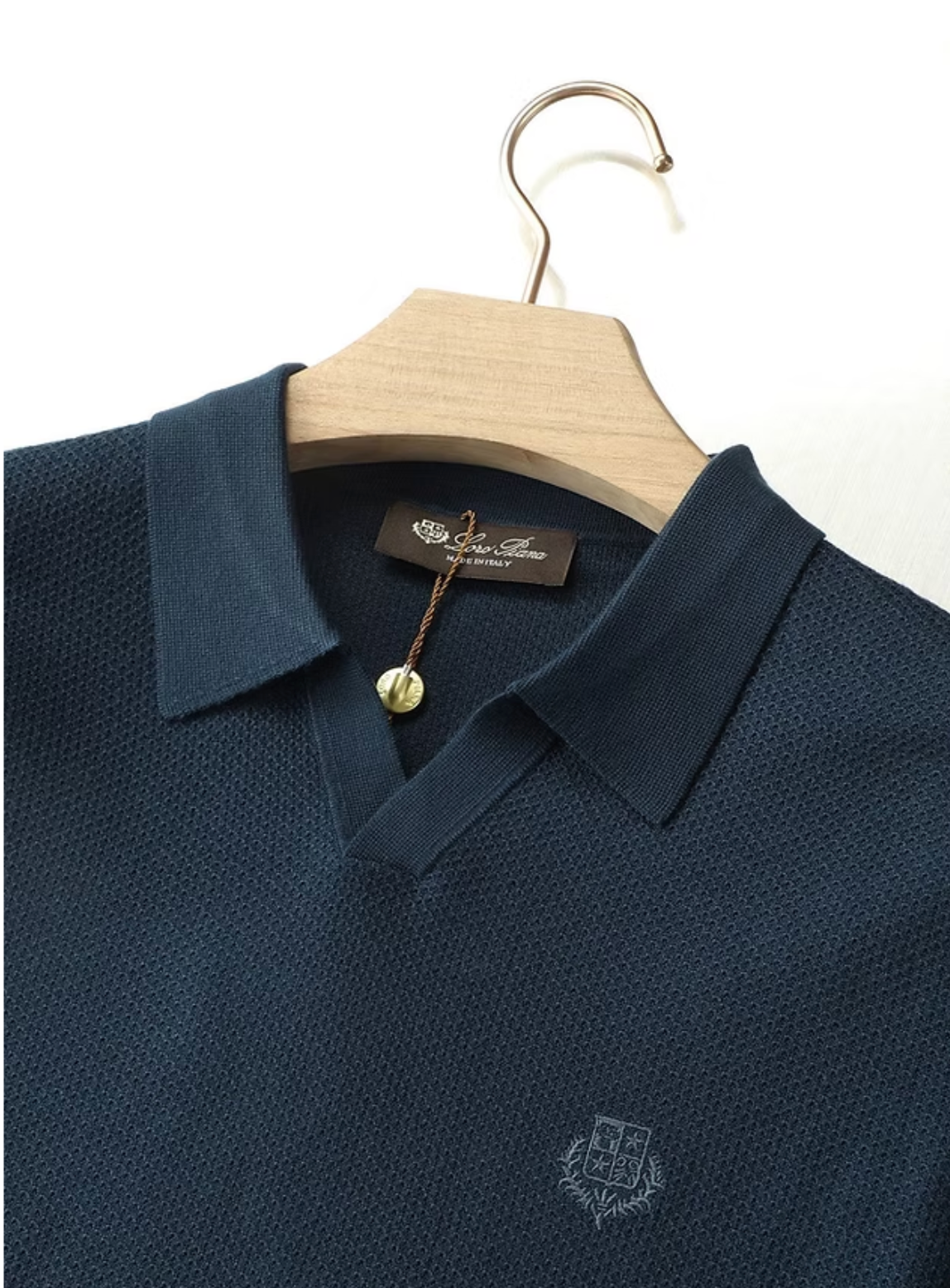 Loro Piana Open Polo T-Shirt