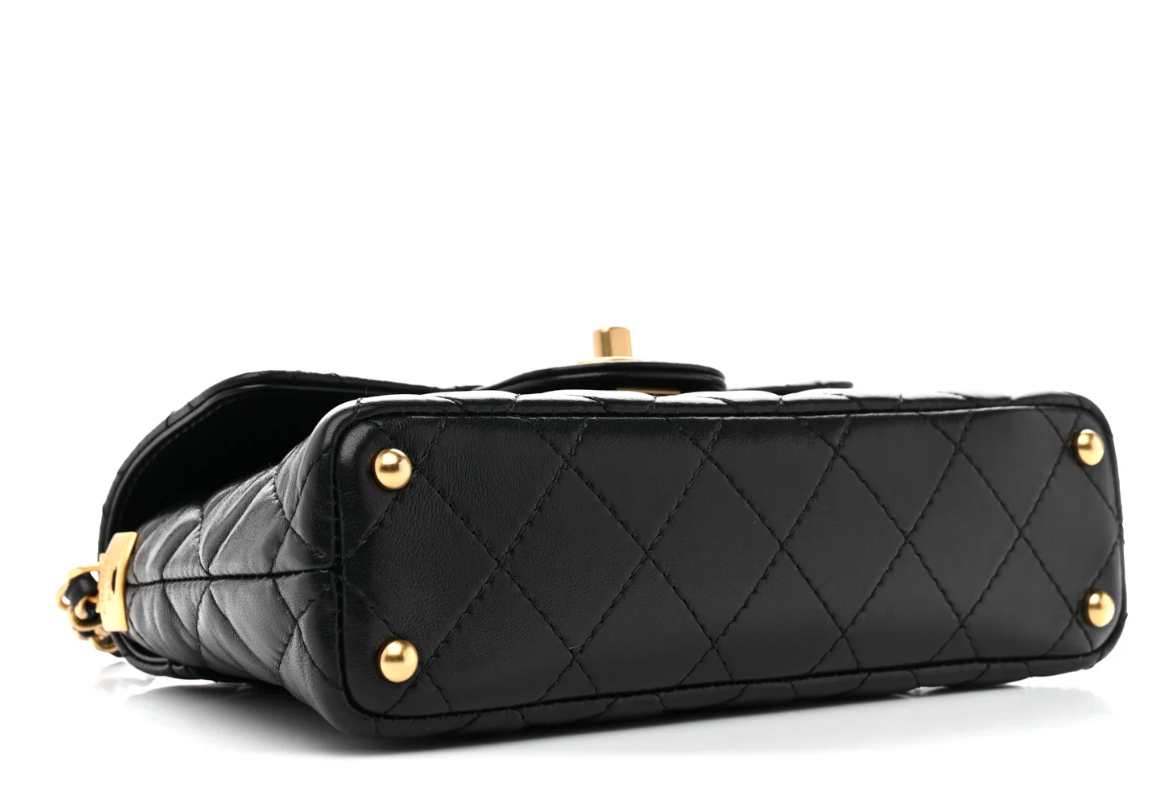 Chanel 25P Kelly Mini Top Handle Flap Bag