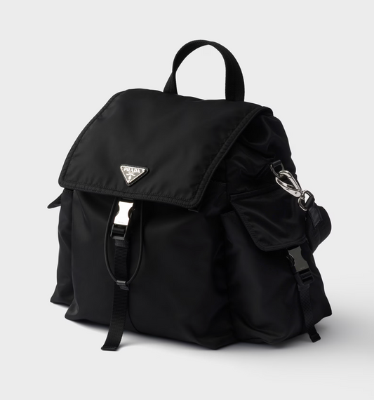 Prada Explore Re-Nylon and leather backpack