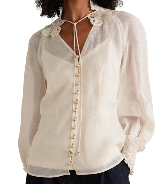 Zimmermann Rebellion lace-collar