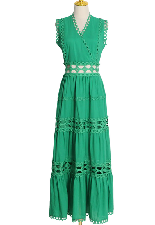 Sleeveless maxi dress