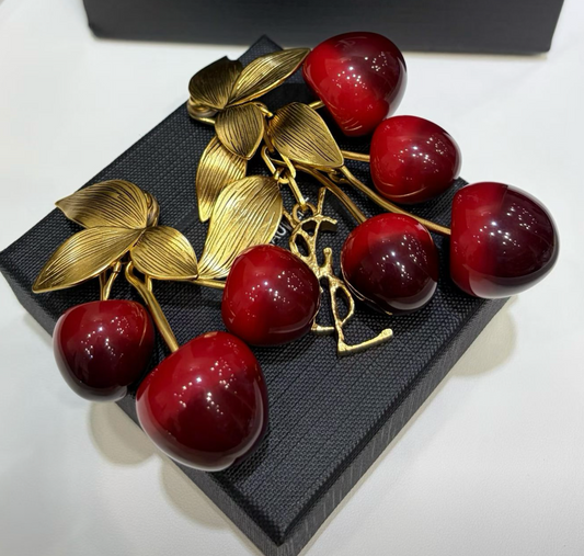 YSL Cherry Earrings