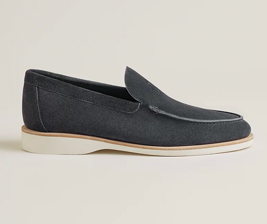 Hermes Low Loafer in Gris Orage Colour
