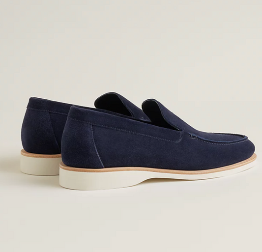 Hermes Loafer in Marine