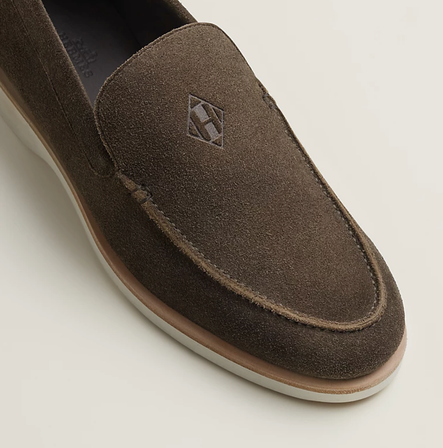 Hermes Loafer in Écorce