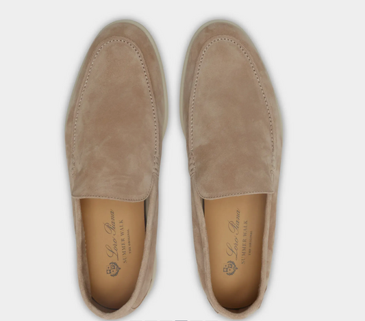 Loro Piana Loafers in light suede.