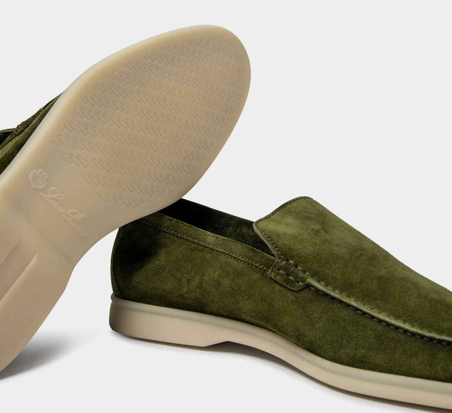 Loro Piana Loafer Suede Verde