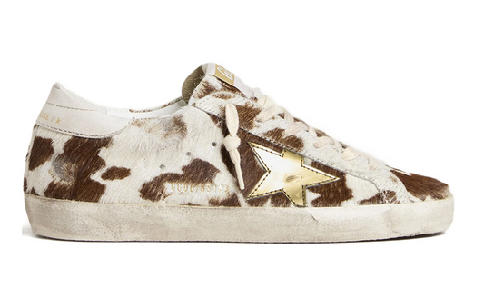 Golden Goose Super-Star Cow Horsy Low-Top Sneakers