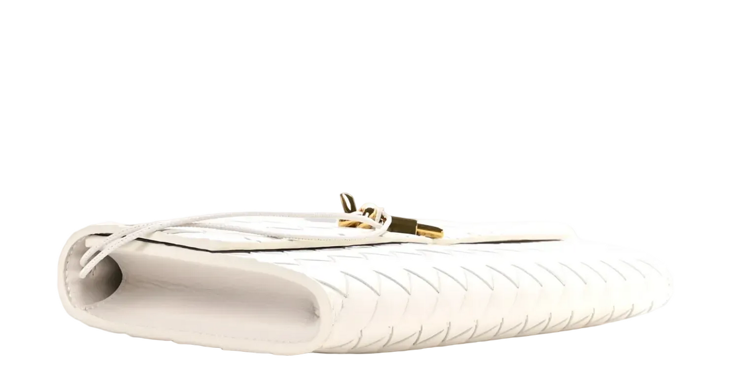 Bottega Veneta Long Andiamo Top Handle Clutch
