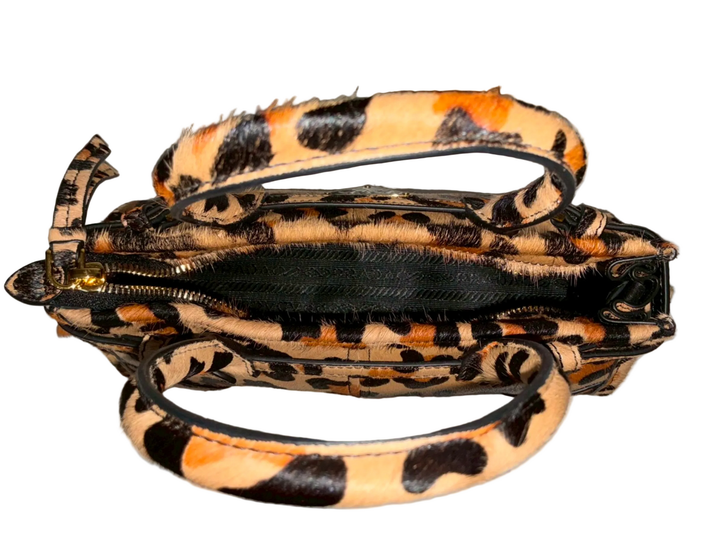 Prada Bonnie Mini Printed Leather Handbag