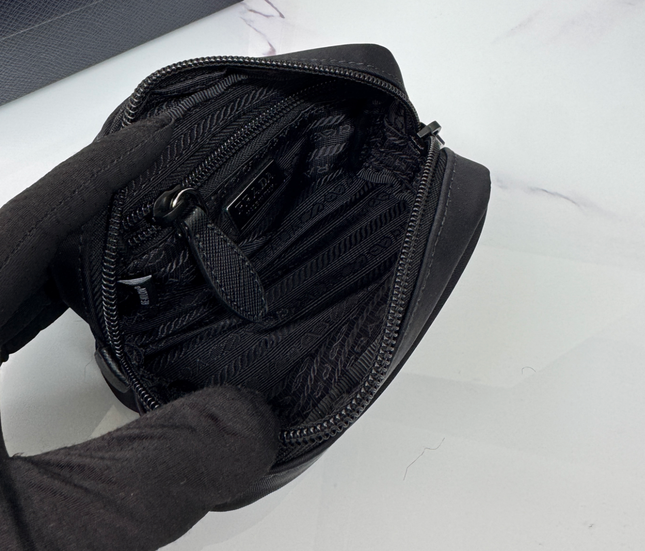 Prada Re-Nylon and Saffiano Necessaire