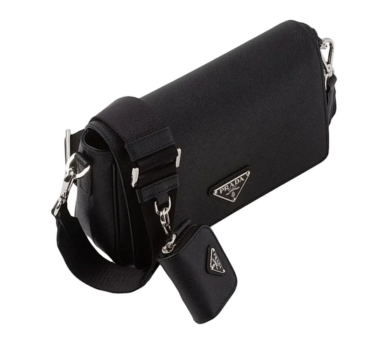 Prada Saffiano Leather Shoulder Bag