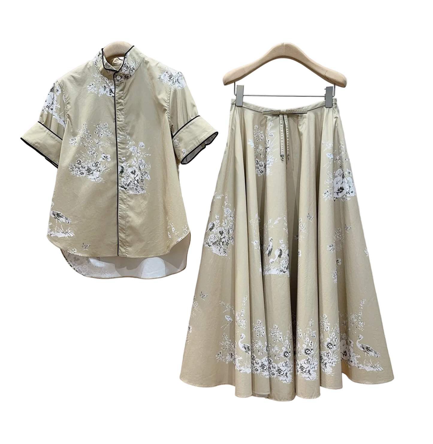 Dior Dioriviera Mid-Length Flared Skirt