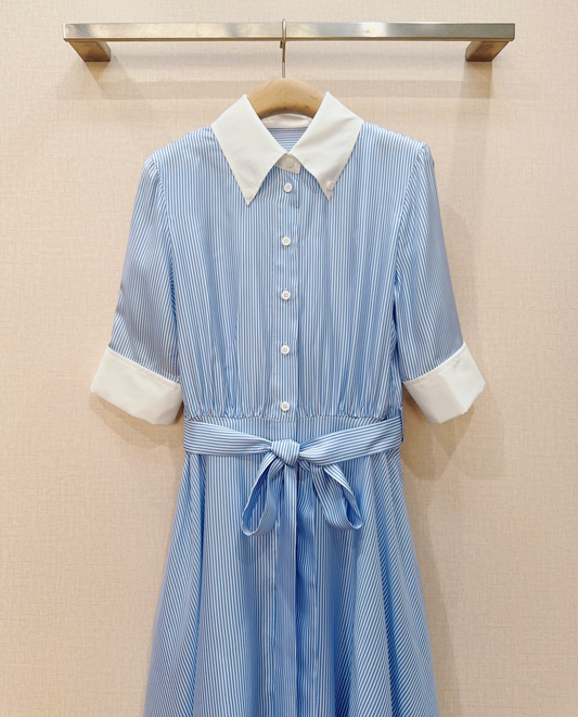 Dior Mid-Length Plastron Shirtdress