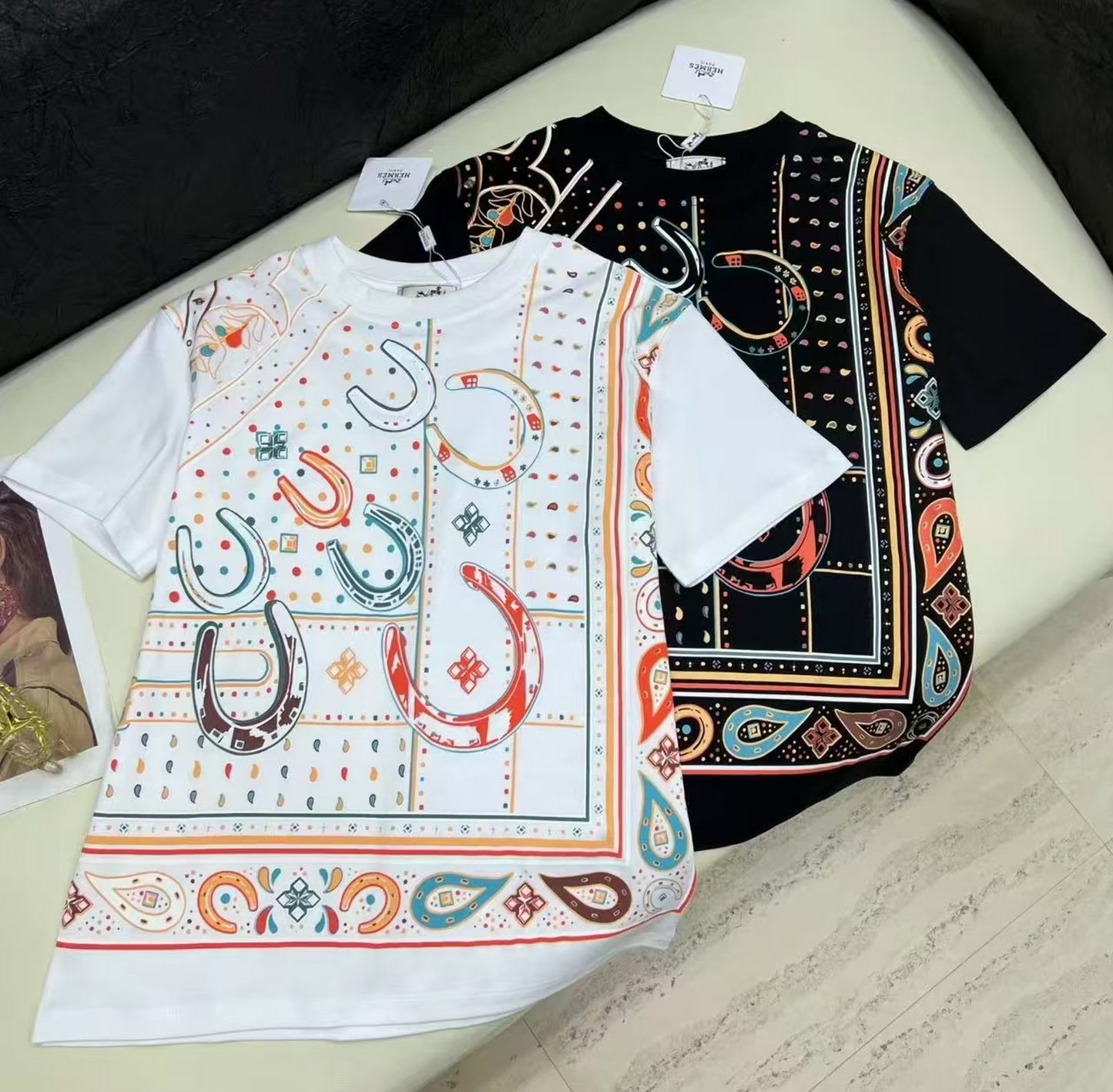 Hermès Maxi Printed T-Shirt