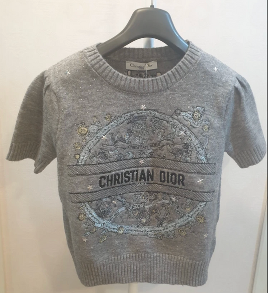 Christian Dior short-sleeved sweater