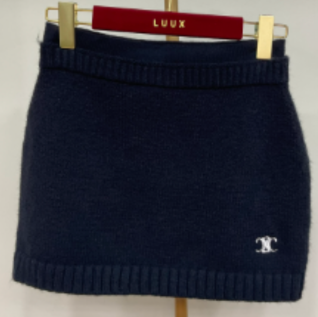 Celine - Cashmere and wool mini skirt
