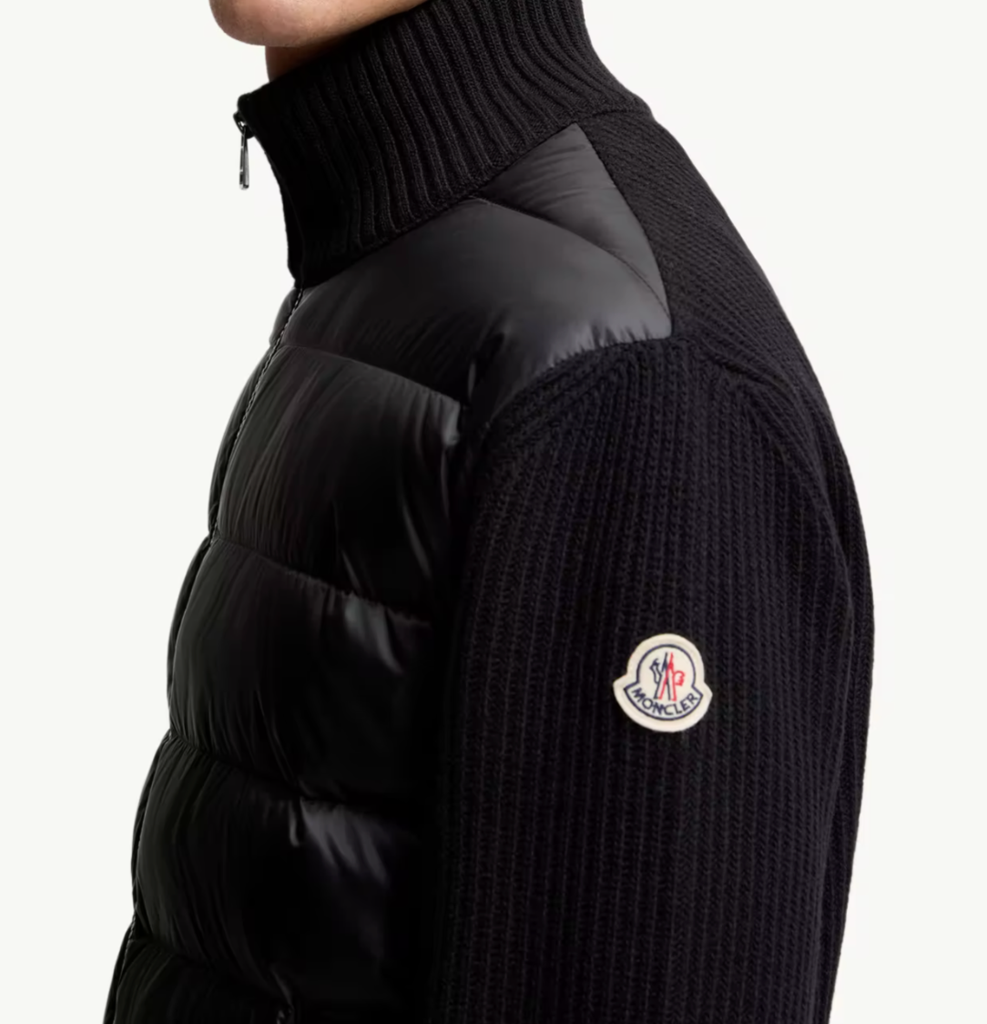 Moncler Padded Wool Cardigan