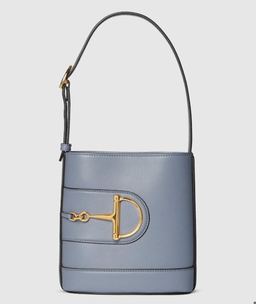 GG 73 Small leather bucket bag