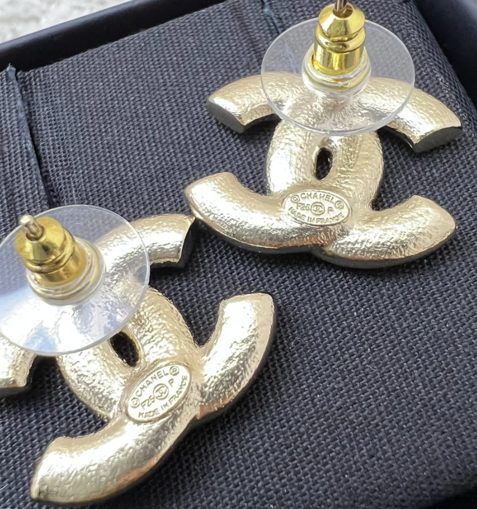 Chanel Crystal CC Stars Brooch