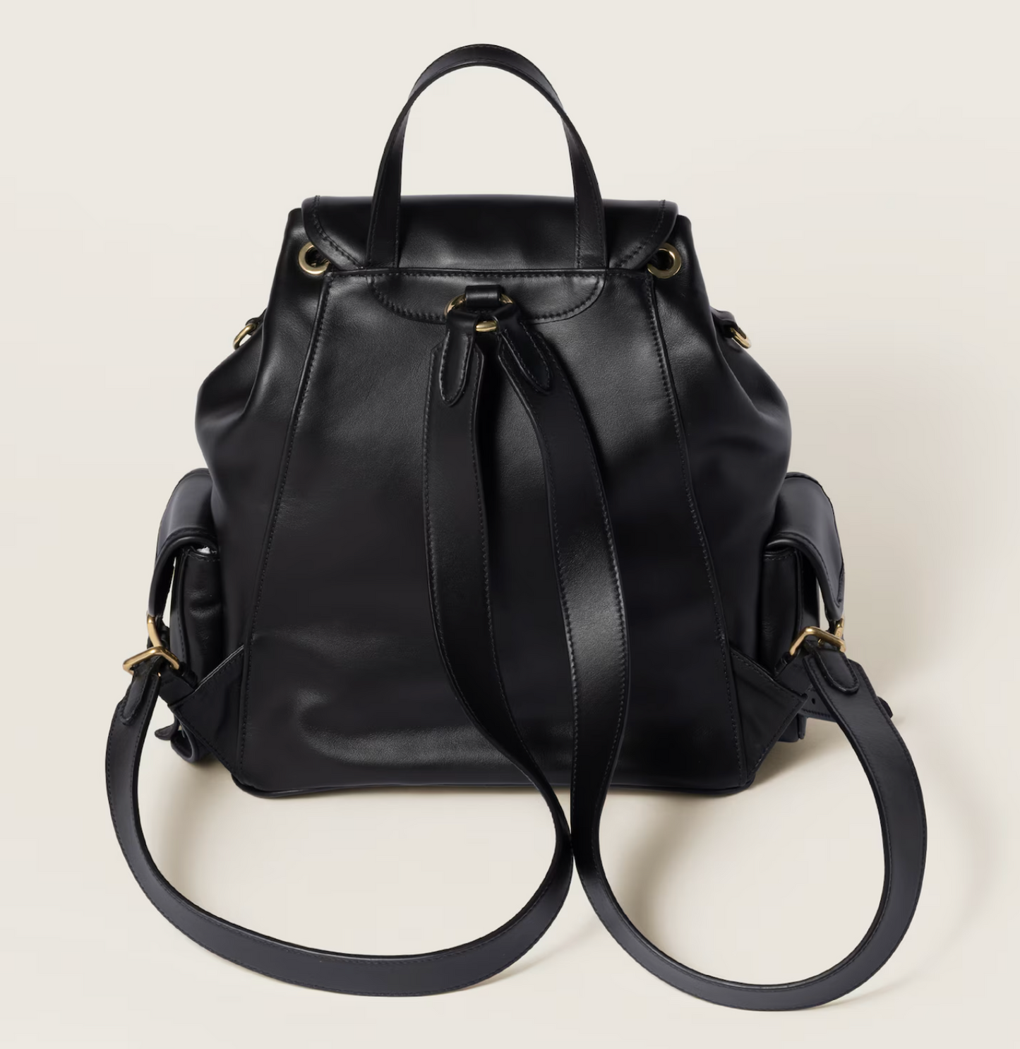 Miu Miu Large Leather Backpack